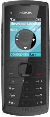 large picture of the Nokia x1-00 cell phone.